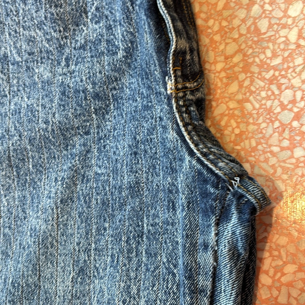 Vintage 1980’s Sasson Acid/Stone Washed High Waisted Pinstriped Jeans - Picture 10 of 16